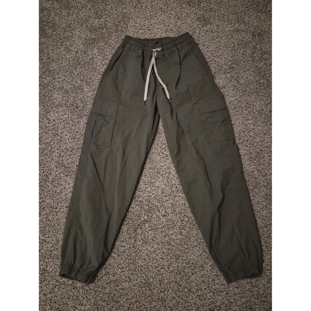 NWOT Vuori Ripstop Pant Women's Drawstring Cargo Jogger Charcoal Size XS